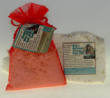 Our Nurture collection contains these two extremely soft soaps.